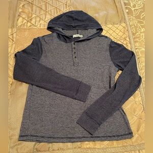 Threads 4 Thought, men’s LS pullover, navy blue, size M *